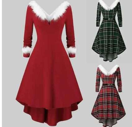 Retro Vintage Christmas Dress
