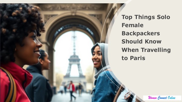 Top Things Solo Female Backpackers Should Know When Travelling to Paris  