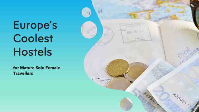 10 Cool European Hostels for Mature Solo Female Travellers